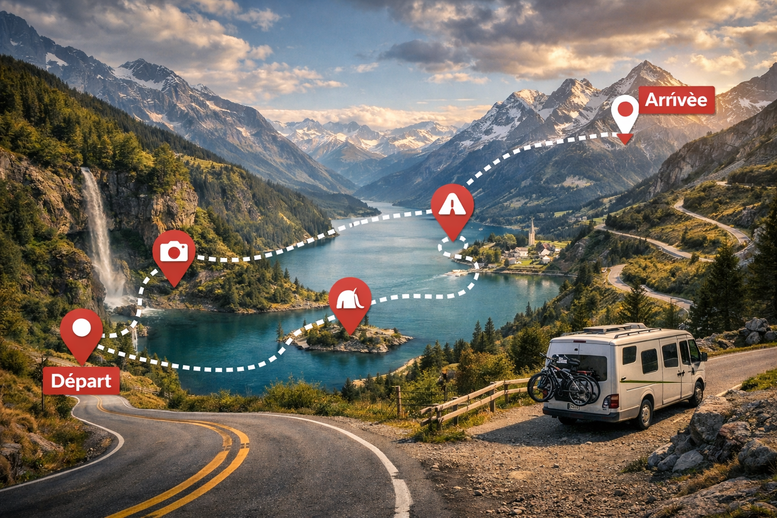 Road trip nature : plusieurs étapes et points de vue