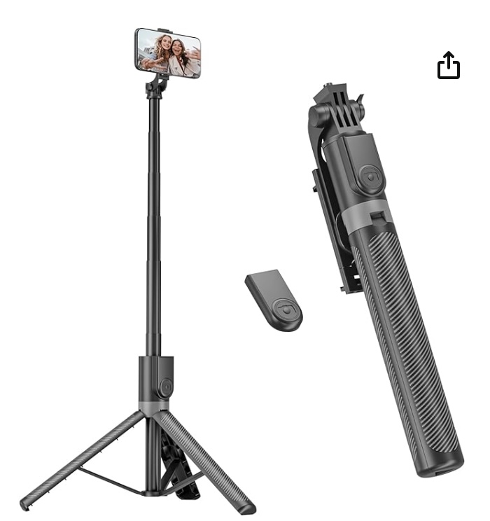 Trépied smartphone avec télécommande pour voyage