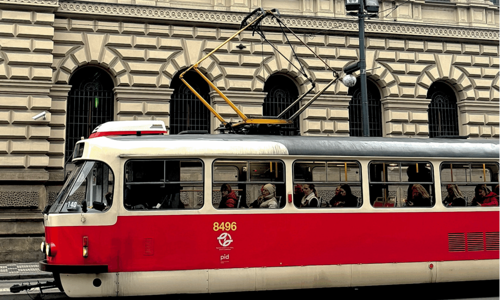 La tram de Prague La tram de Prague