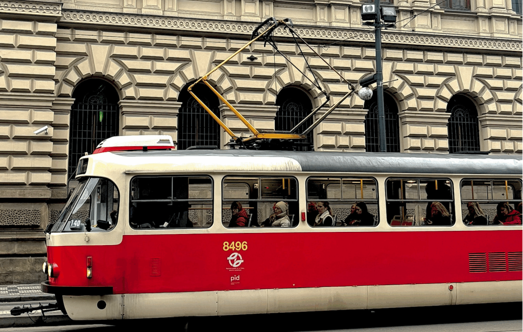 La tram de Prague La tram de Prague