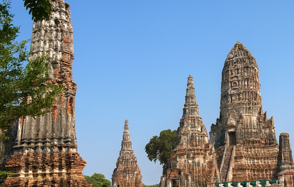 Wat Chaiwatthanaram – Le joyau au coucher du soleil