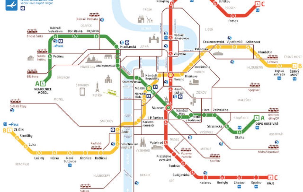 Le metro à Prague Le metro à Prague