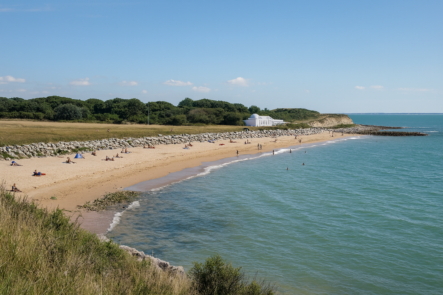 Plage de Chef-de-Baie : la plus calme et naturelle